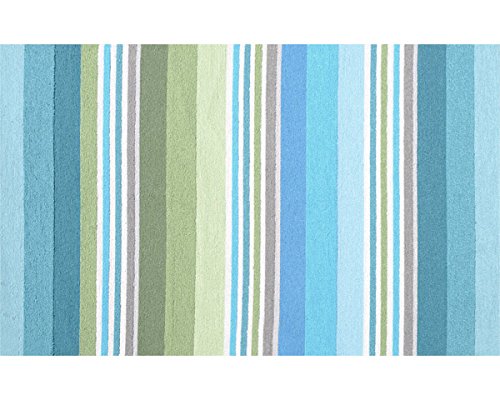 25487 Beverly Light Blue Rectangle Abstract Rug, 2 X 3 Ft.