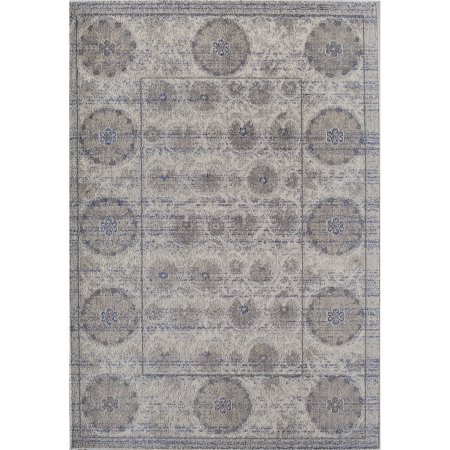 25507 Beverly Blue Abstract Rug, 2 X 3 Ft.