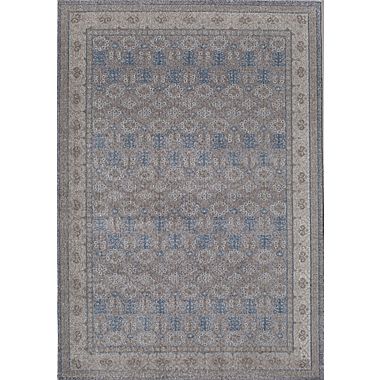 25581 Estelle Gray Ivory Rectangle Abstract Rug, 2 X 3 Ft.