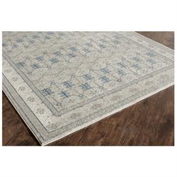 25588 Estelle Ivory Gray Oriental Rug, 4 Ft. X 5 Ft. 7 In.