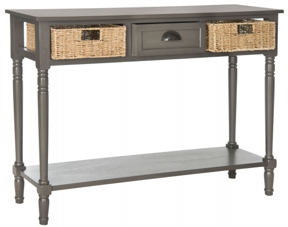 Amh5730a Winifred Console Table, Grey - 32 X 14 X 44 In.
