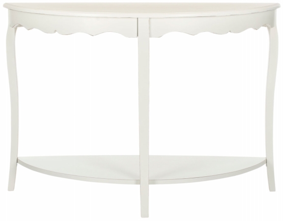 Amh6610a Christina Console Table, Shady White - 33 X 18 X 48 In.