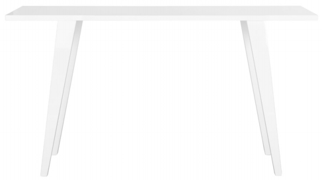 Fox4220b Manny Lacquer Console Table, White - 32.2 X 17.7 X 59 In.