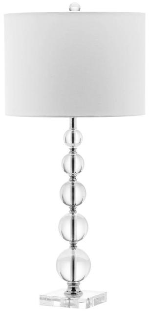 Lit4112a-set2 Liam Stacked Crystal Ball Lamp - 29 X 14 X 14 In.