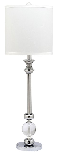 Lit4164a-set2 Erica Crystal Candlestick Lamp - 31 X 10 X 10 In.
