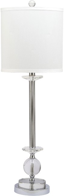 Lit4165a-set2 Marla Crystal Candlestick Lamp - 31 X 10 X 10 In.