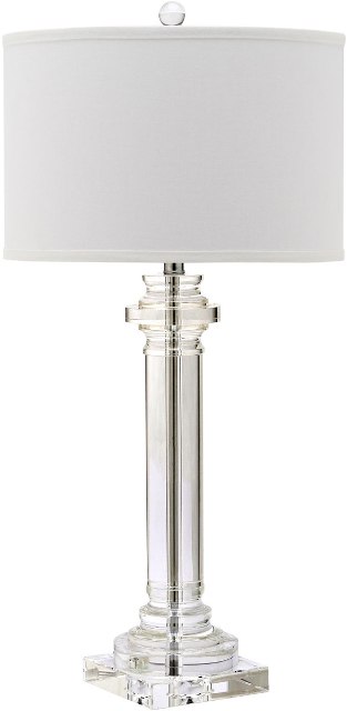 Lit4166a Nina Crystal Column Lamp - 30 X 15 X 15 In.