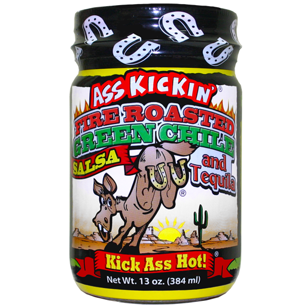 UPC 089382112303 product image for Ass Kickin AK726 Fire Roasted Green Chile & Tequila Salsa 13 oz | upcitemdb.com