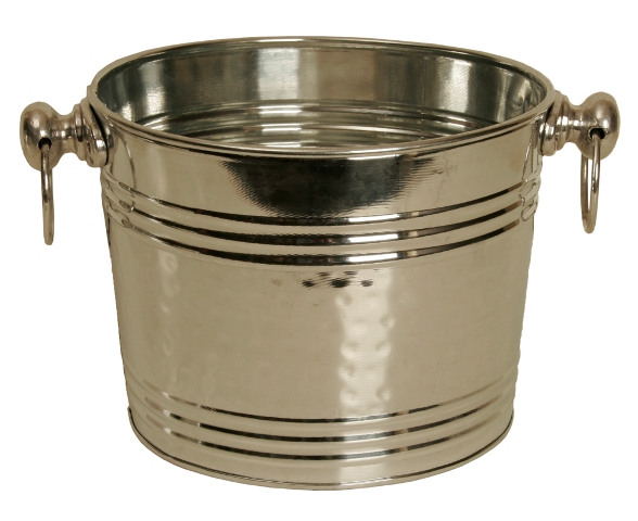 3635 9 In. Polished Silver Beverage Oval Bucket