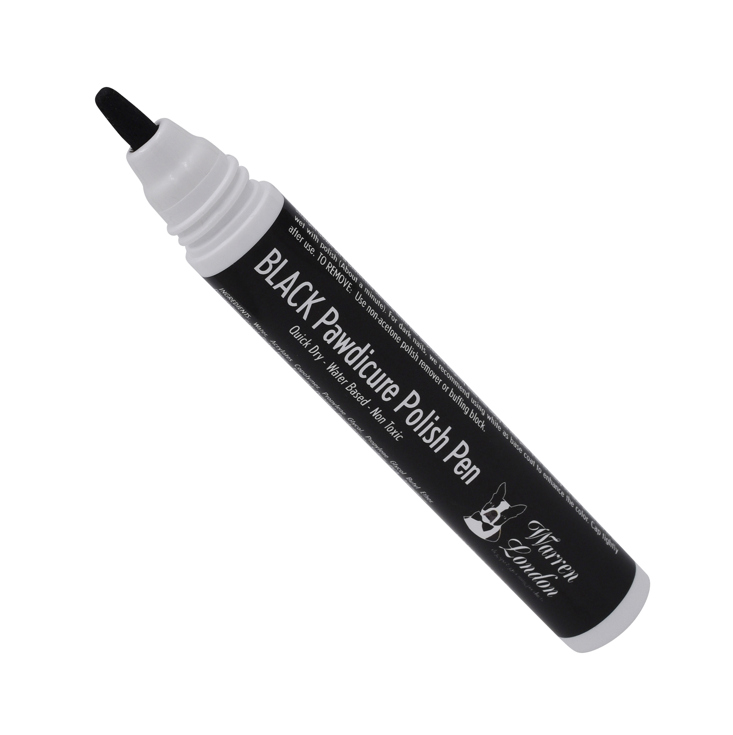 101611 0.16 Oz Pawdicure Dog Nail Polish Pen, Black