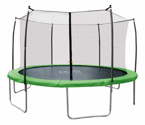 12 Ft. Pure Fun Dura-bounce Trampoline With Enclosure