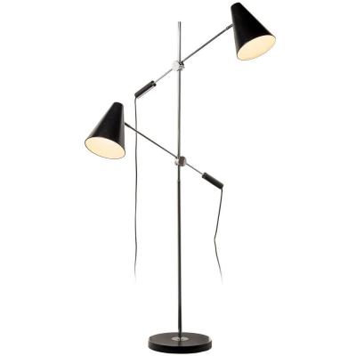 Fl_130f-bk-pc_rht 65 In. Nevaeh 2 Light Polished Chrome Floor Lamp