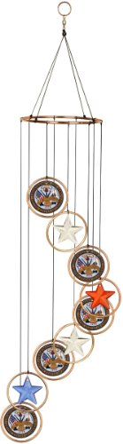 15181 Venetian Spiral Tunes Wind Chime, Army