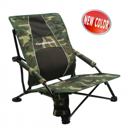400lc15-camo Low Gravity Beach Chair, Camo