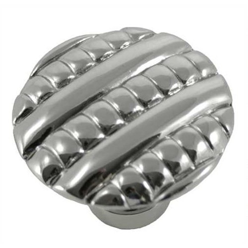 14714 1.37 In. Polished Nickel Ribbed Knob