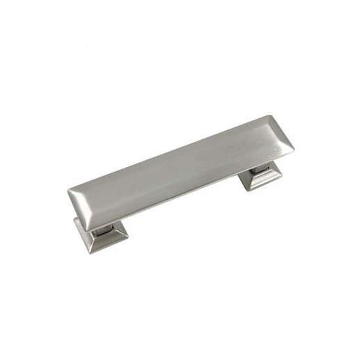 83628 3 In. Satin Nickel Poise Cabinet Pull With Back Plate