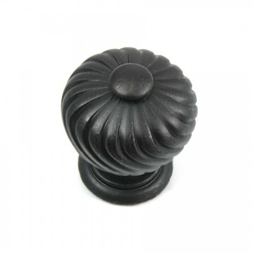 83913 1.25 In. Oil Rubbed Bronze Nickel French Twist Cabinet Knob