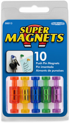 Diamond Farrier 210566 10 Count Push Pin Magnets