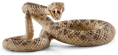 Rattlesnake Schleich, Brown & Tan