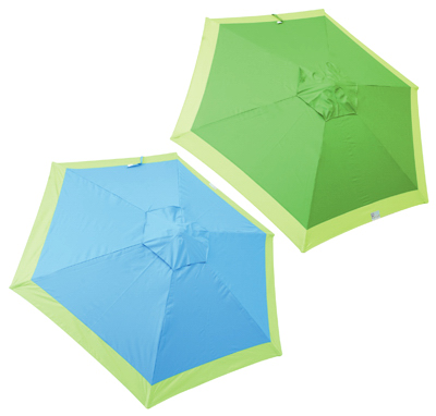 205402 7 Ft. Market Umbrella, Blue & Green