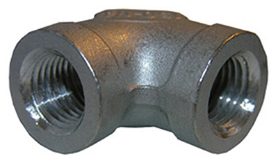0.375 In. Stainless Steel 90 Degeree Electro Galvanized Pipe Elbow
