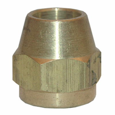 1//2 Tube OD Anderson Metals Brass Tube Fitting Short Flare Nut