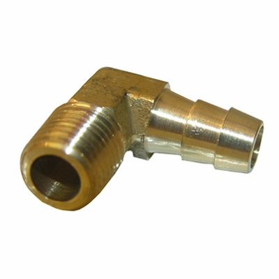0.125 Male Pipe Thread X 0.375 Barb Elbow