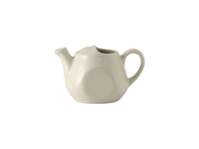 Tuxton Bwt-1601 Vitrified China Tea Pot Lidless, White - 16 Oz