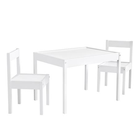 Dorel Asia Da7501w Baby Relax Hunter 3-pieces Kiddy Table & Chair Set, White