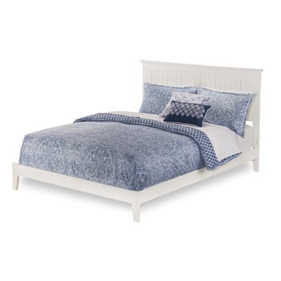 Ar8211032 Nantucket Twin Size Extra Large Bed, White