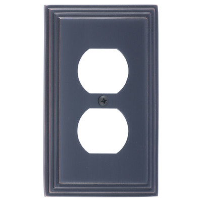 M02-s2510-613vb Classic Steps Single Outlet Venetian Bronze Switchplates