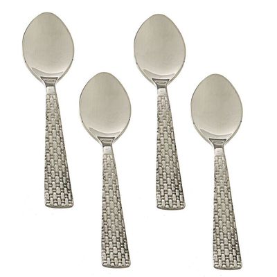 Classic Touch Dts421n Nickel Weave Spoons