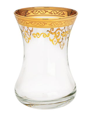 Classic Touch Cat672 Tea Cup With Gold Artwork