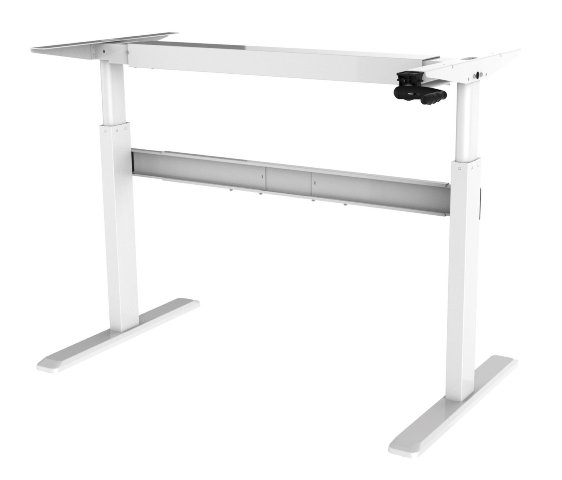 Abc258wt Height Adjustable Crank Desk