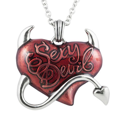 Iheart A Sexy Devil Necklace