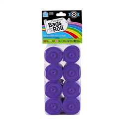 UPC 769995140664 product image for Dig Pets DWB-NHB8-PPL Lavender Designer Refill Bags Purple - 8 Rolls | upcitemdb.com