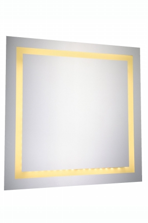 28 In. 28 Watt Dimmable 3000k Led Electric Mirror Square