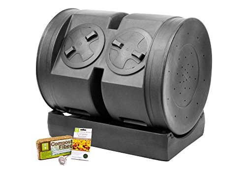 Good Ideas Cw-2xs012-blk Compost Wizard Dual Senior Starter Kit, Black