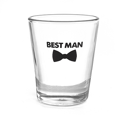 Hortense B Hewitt 38860 Best Man Bow Tie Wedding Party Shot Glass