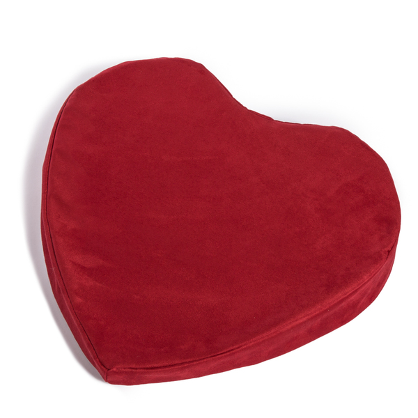 Hermell Fw1818mo Heart-shaped Pleasure Pillow - 4 X 15.5 X 17.5 In.