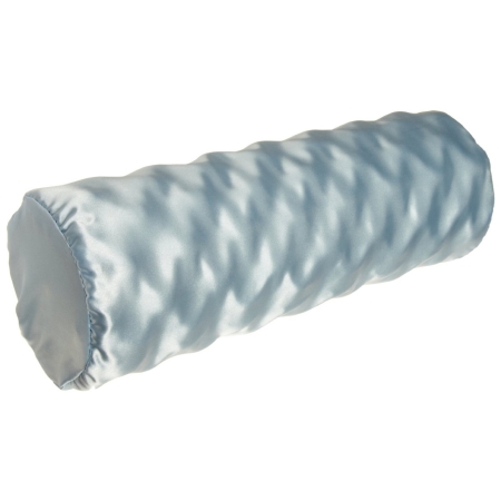 Satin Therapeutic Roll Pillow, Blue - 4 X 16 In.