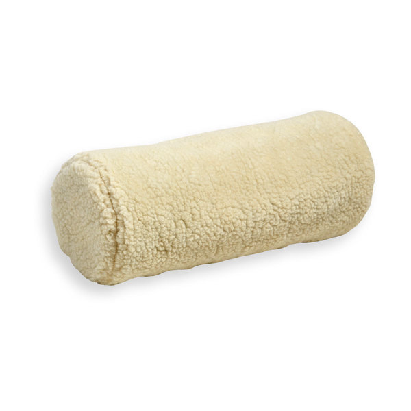 Hermell Mj7601shpmo Faux Shearling Therapeuticroll Pillow - 4 X 16 In.