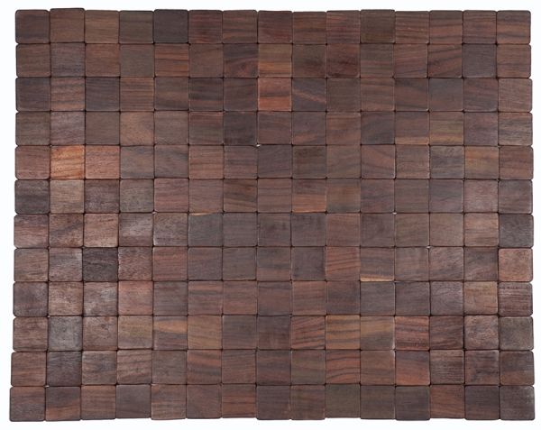 E3023 18 X 30 In. Mather Exotic Wood Mat, Natural