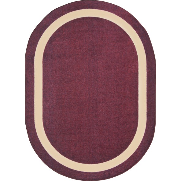 UPC 661541450916 product image for Kid Essentials Portrait Round Misc Solid Color Area Rugs  04 Heather - 5 ft. 4 i | upcitemdb.com