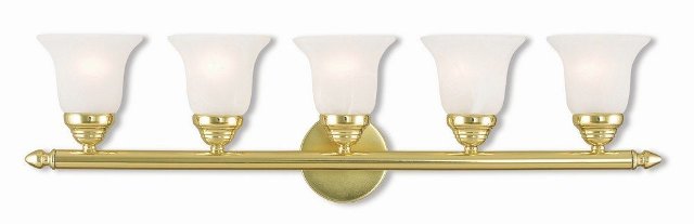 1065-02 Polished Brass Bath Vanity Light, 8.625 X 32 In.
