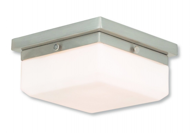65536-91 Brushed Nickel Ada Wall Sconce & Ceiling Mount Light, 3.875 In.