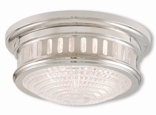 73051-35 Polished Nickel Ceiling Mount Light, 5 In.