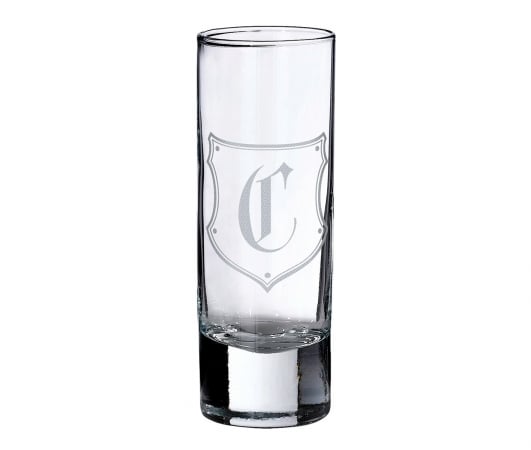 Lillianrose G153 C Single Shot Glass Monogram - C