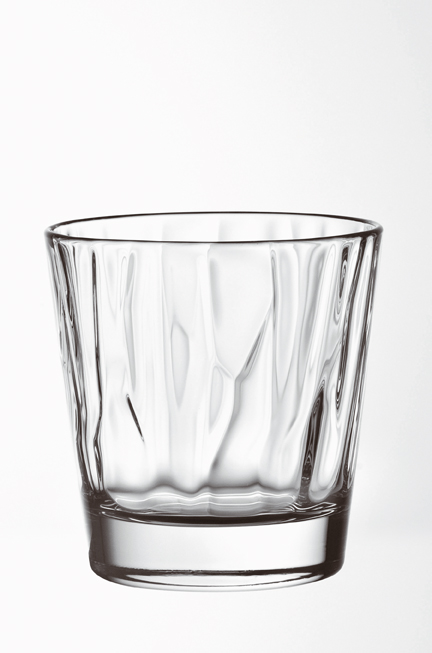 E62379-d-s6 11 Oz Ice Glass Tumbler Dof, Clear - Set Of 6