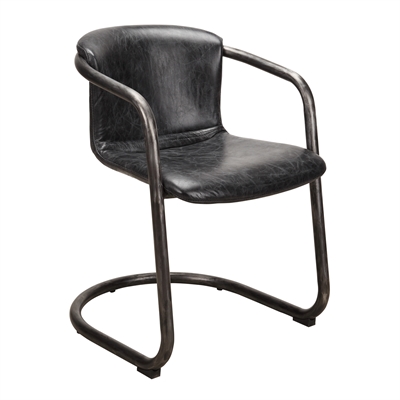 Pk-1059-02 M2 Freeman Dining Chair, Antique Black - 30 X 21 X 24 In. - Pack Of 2
